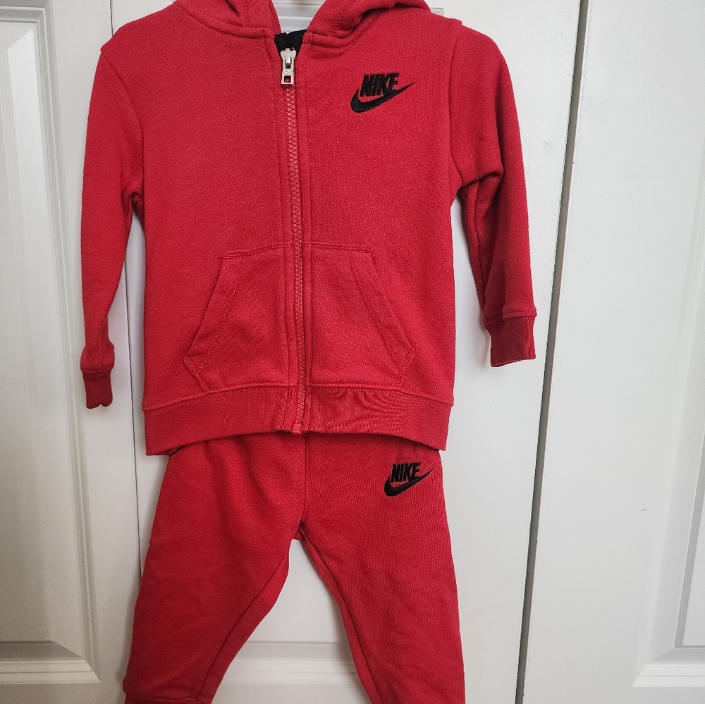 18 month boy matching Nike outfit